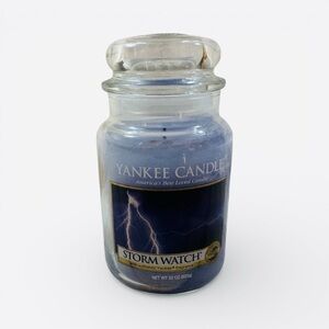 Yankee Candle Storm Watch 22 Oz Large Jar Retired Scent Rare Burnt Once